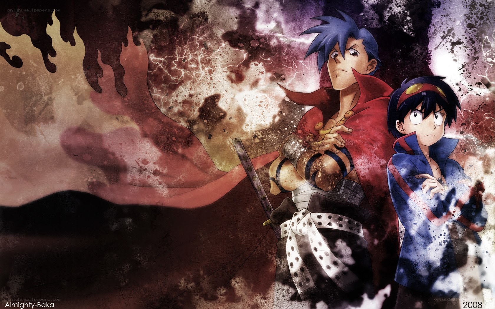 anime characters in battle