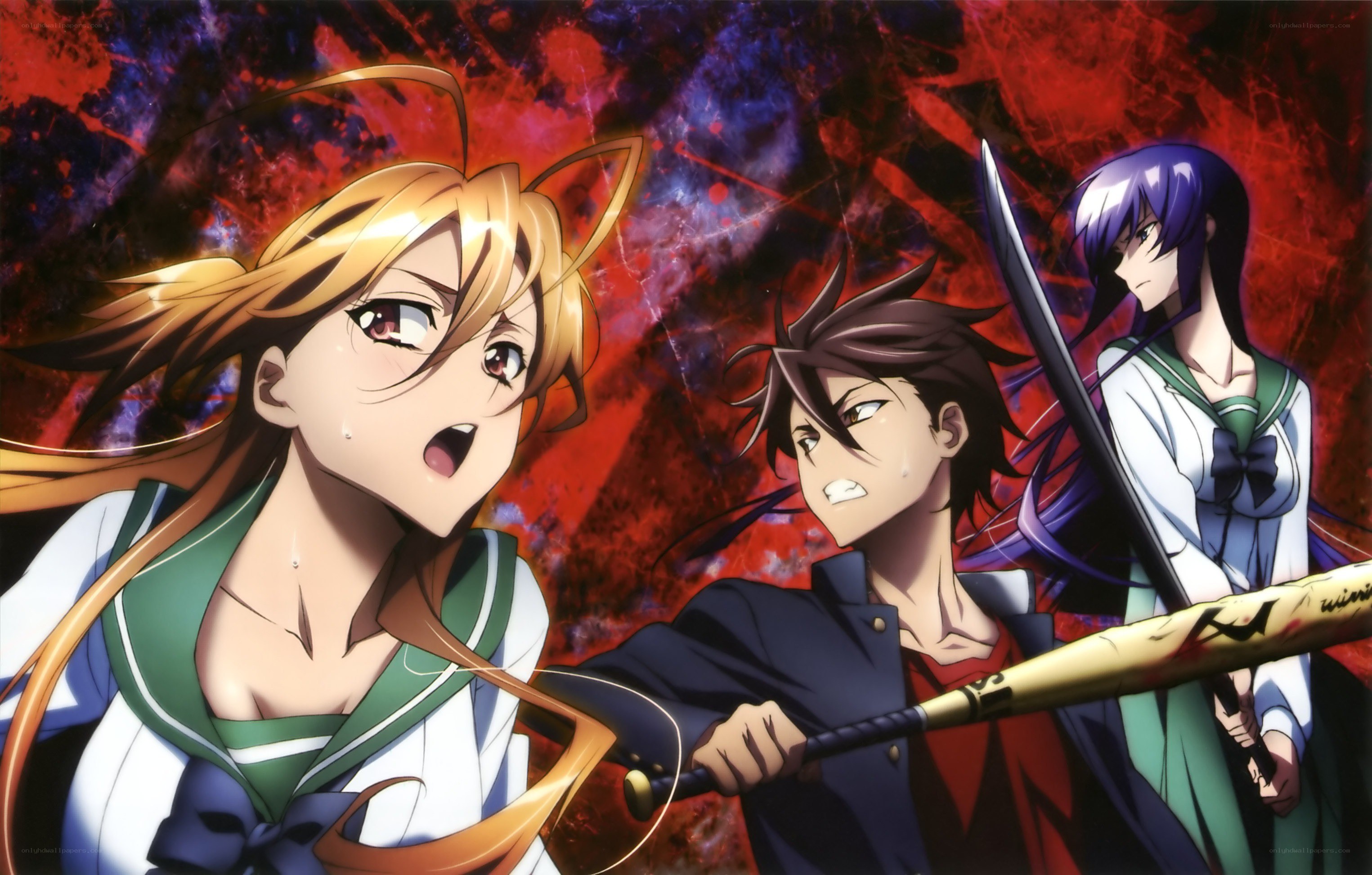 Anime characters in battle