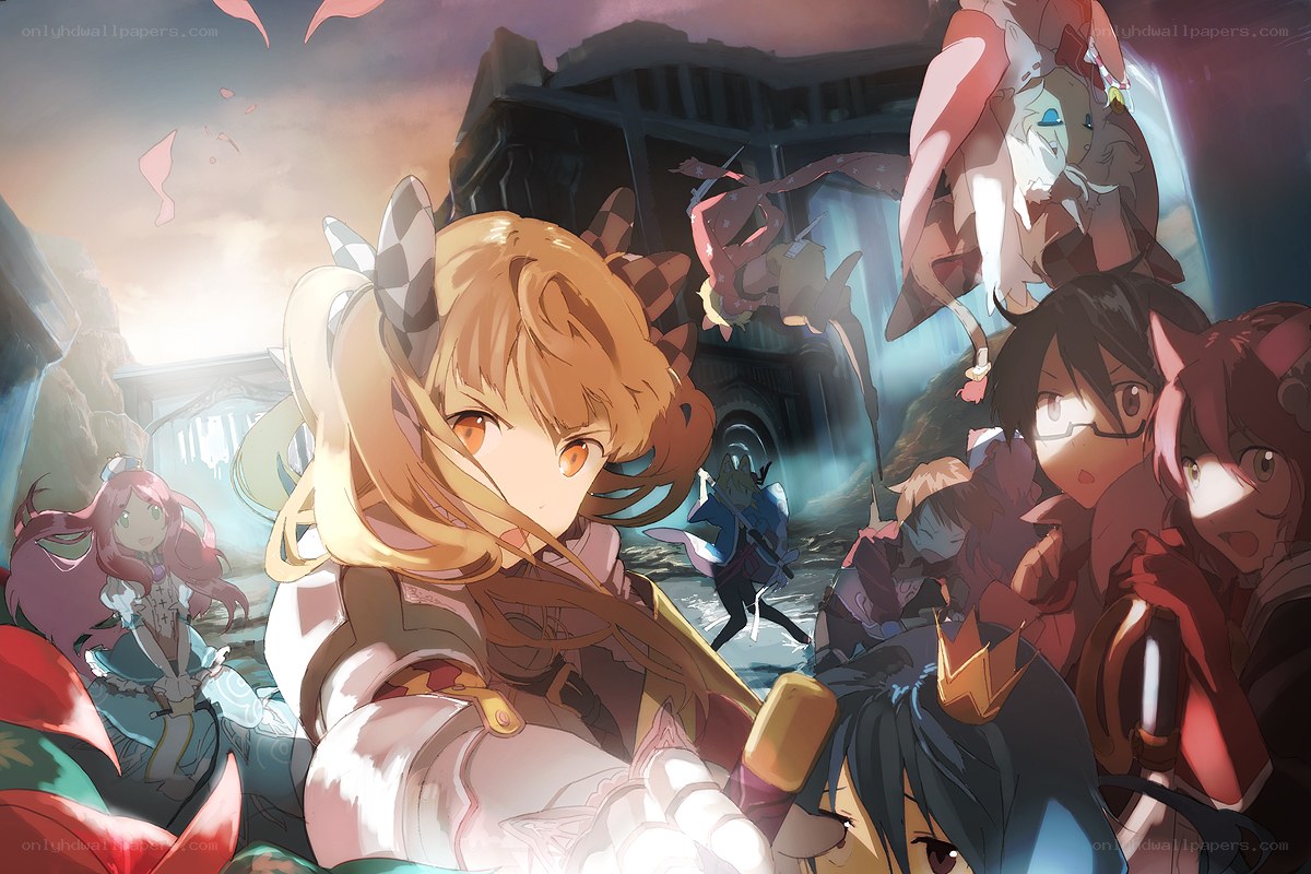 anime characters in battle