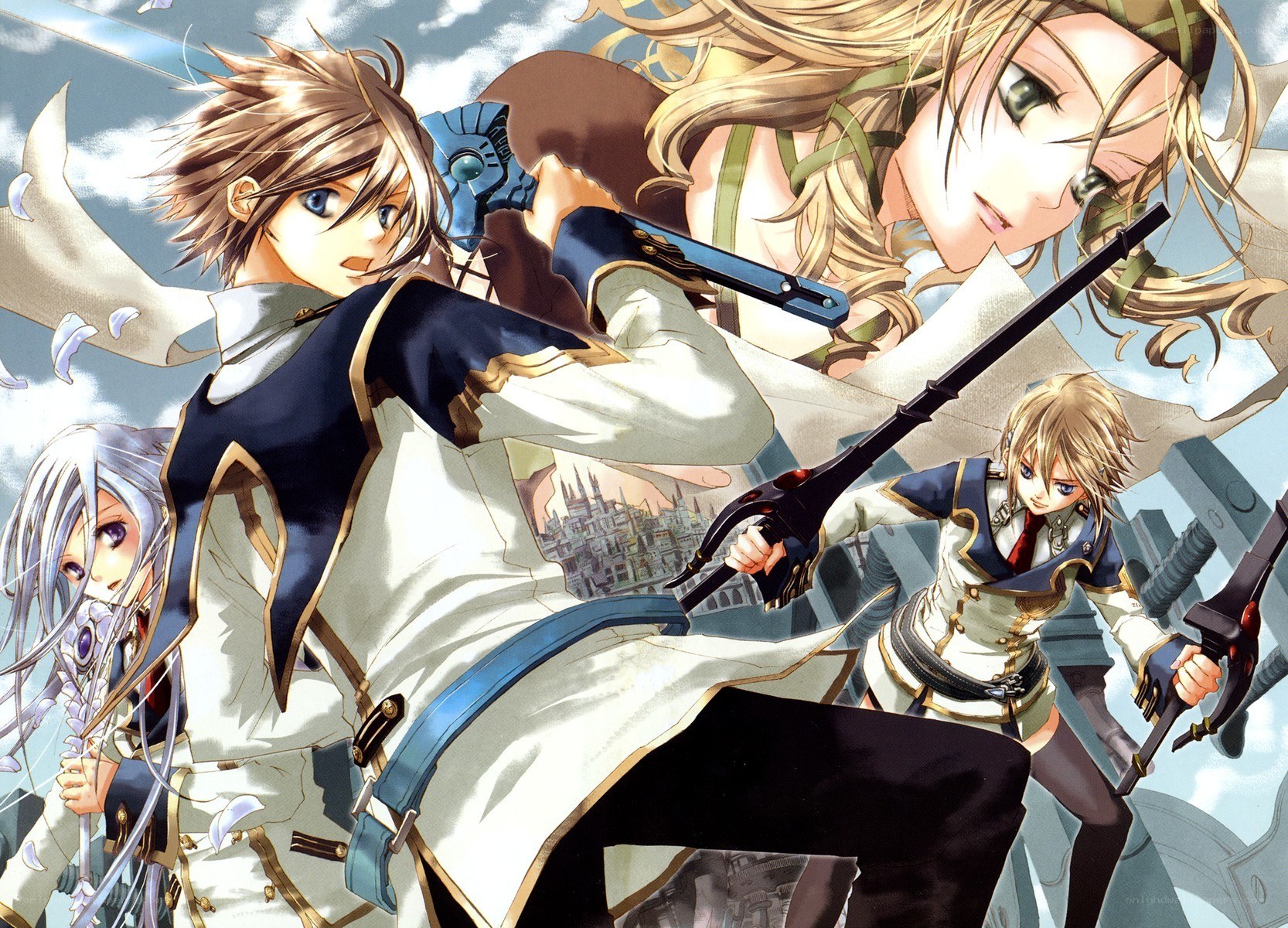 anime characters in battle