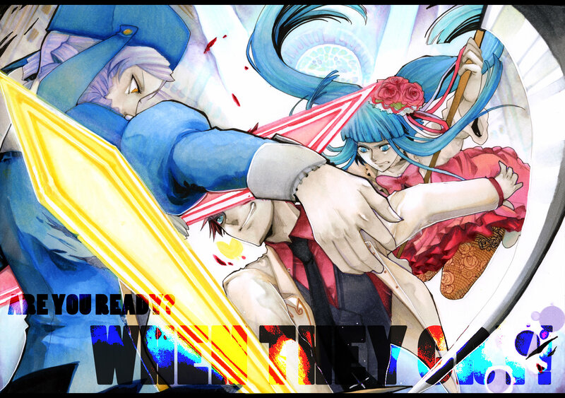 anime characters in battle