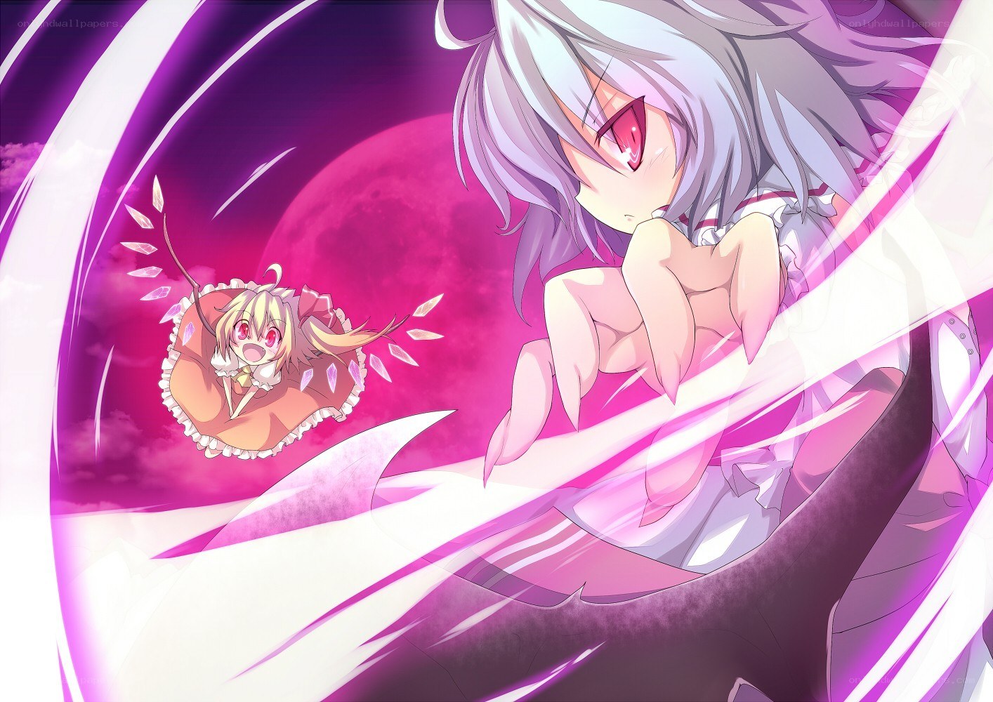 Anime characters in battle