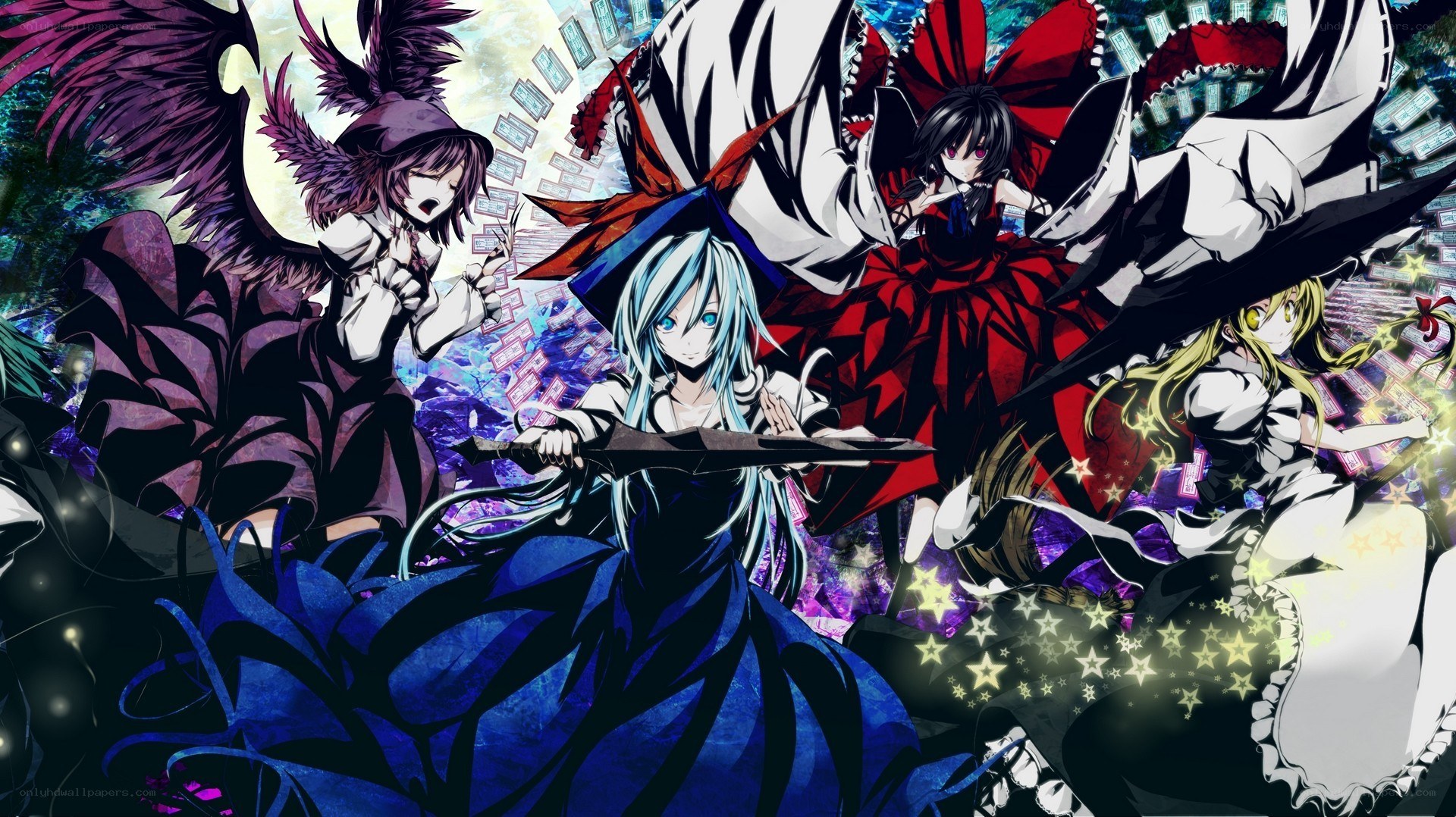 anime characters in battle
