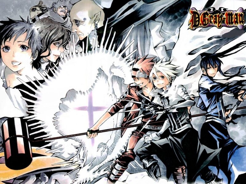 Anime Characters in Battle — Black, Dramatic, Manga, Sword