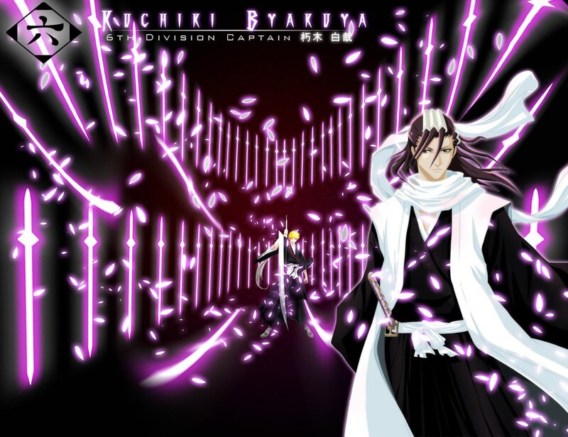 Anime Characters in Battle — Black, Dramatic, Night, Swords