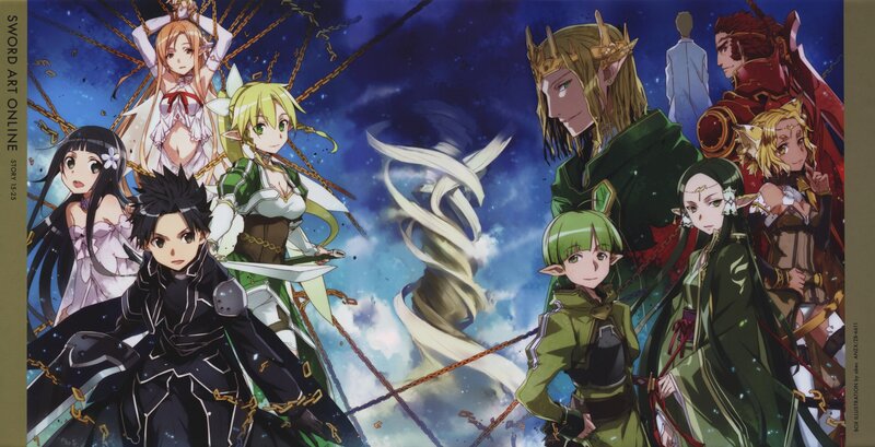 Anime Characters in Battle — Blue, Dramatic, Night, Fantasy