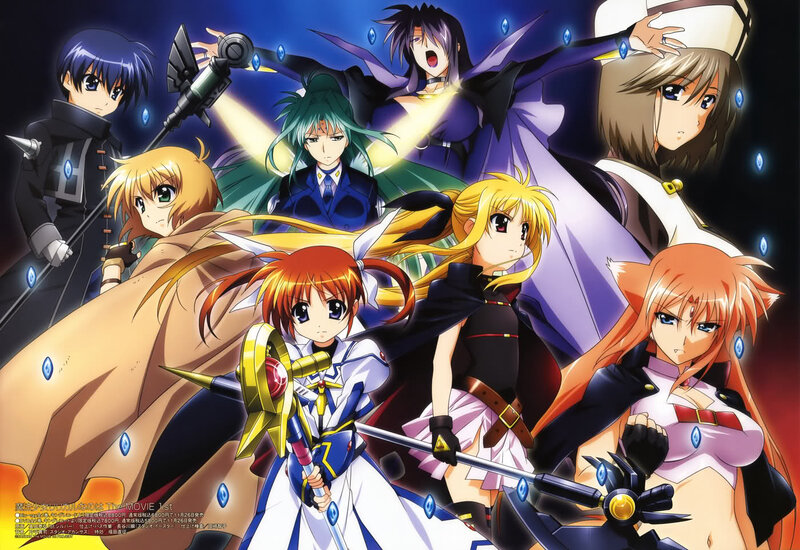 Anime Characters in Battle — Blue, Dramatic, Night, Magic
