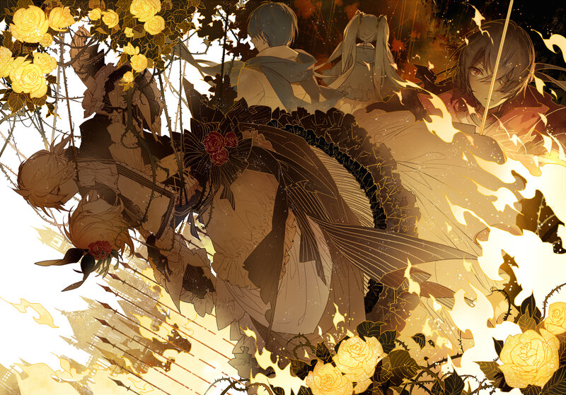 Anime Characters in Battle — Gold