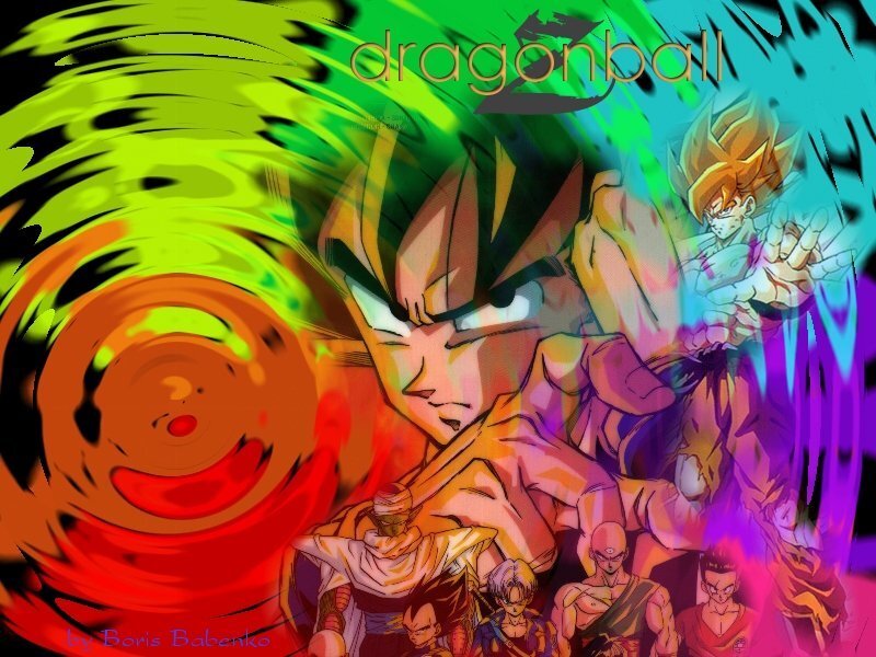 Anime Characters in Battle — Green, Dramatic, Manga, Energy Blast