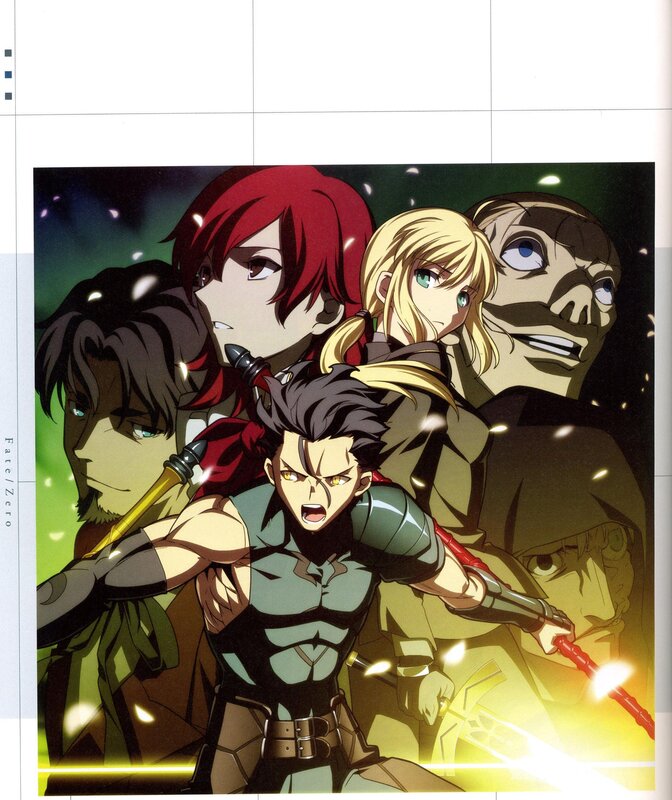 Anime Characters in Battle — Green, Dramatic, Night