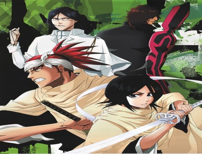 Anime Characters in Battle — Green