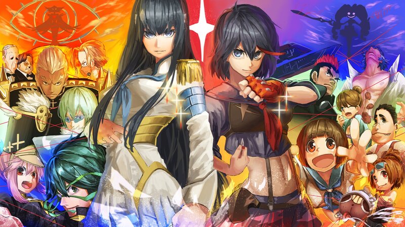 Anime Characters in Battle — Orange, Dramatic, Fire, Combat