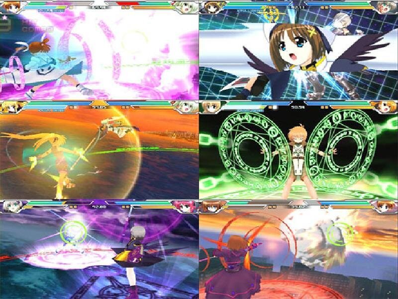 Anime Characters in Battle — Purple, Dramatic, Sunset