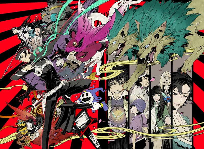 Anime Characters in Battle — Red, Dramatic, Manga, Monsters