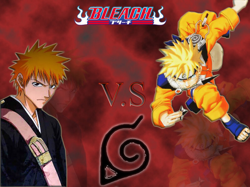 Anime Characters in Battle — Red, Dramatic