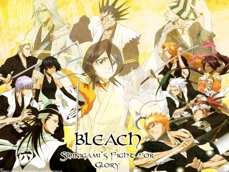 Anime Characters in Battle — Yellow