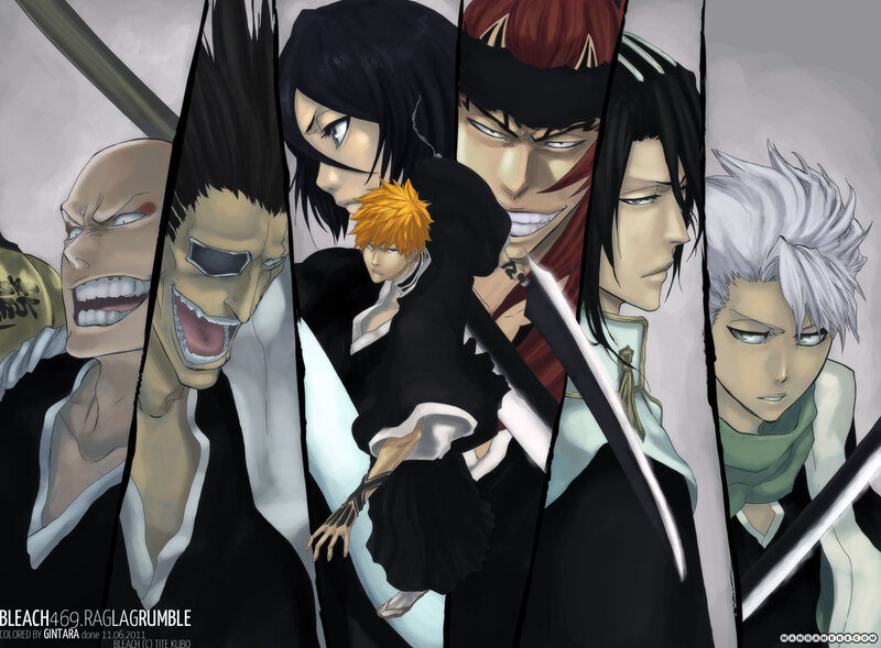 Anime Characters in Black Robes — Dramatic
