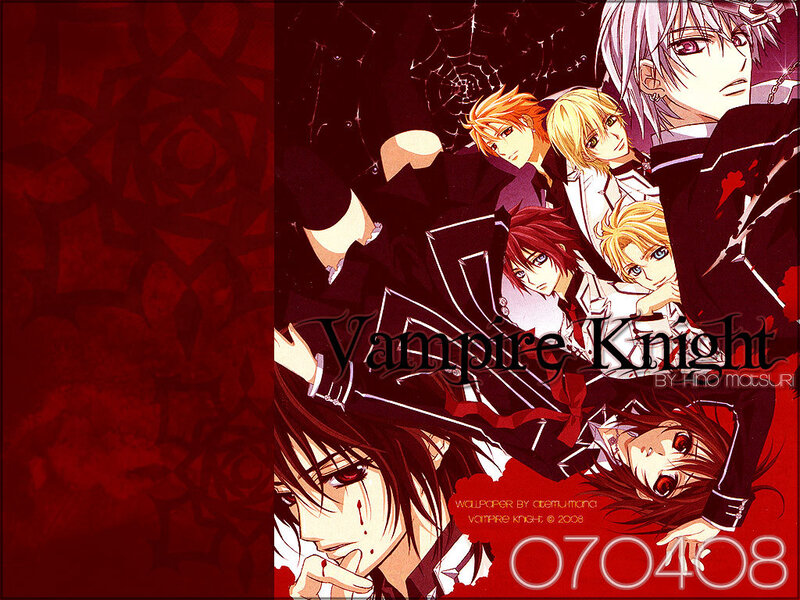 Anime Characters in Black Suits — Red
