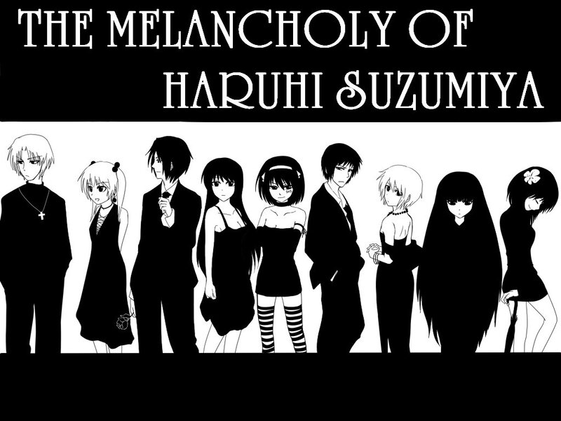 Anime Characters in Black