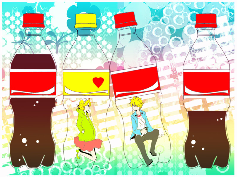 Anime Characters in Bottles