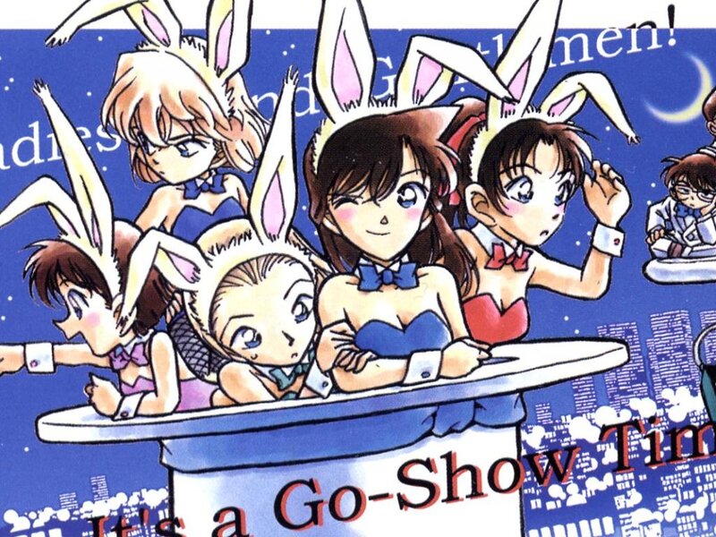 Anime Characters in Bunny Costumes — Blue