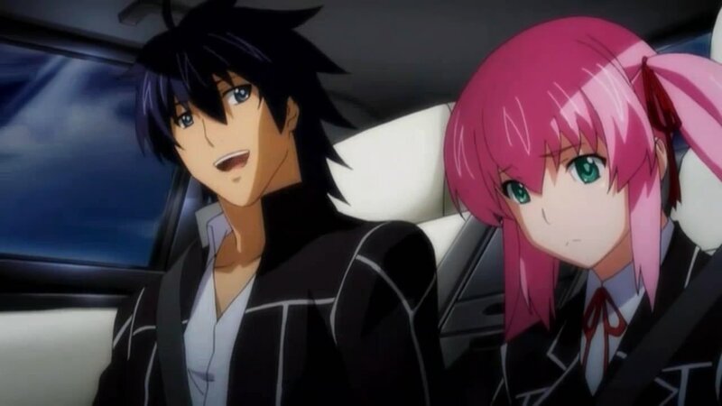 Anime Characters in Car — Black