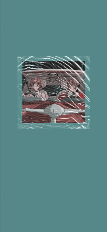 Anime Characters in Car — Teal