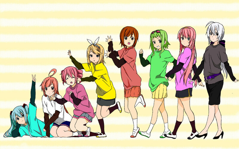 anime characters in casual clothes
