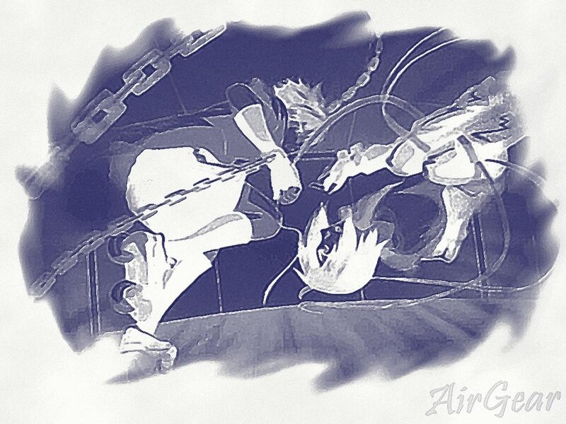 anime characters in chains