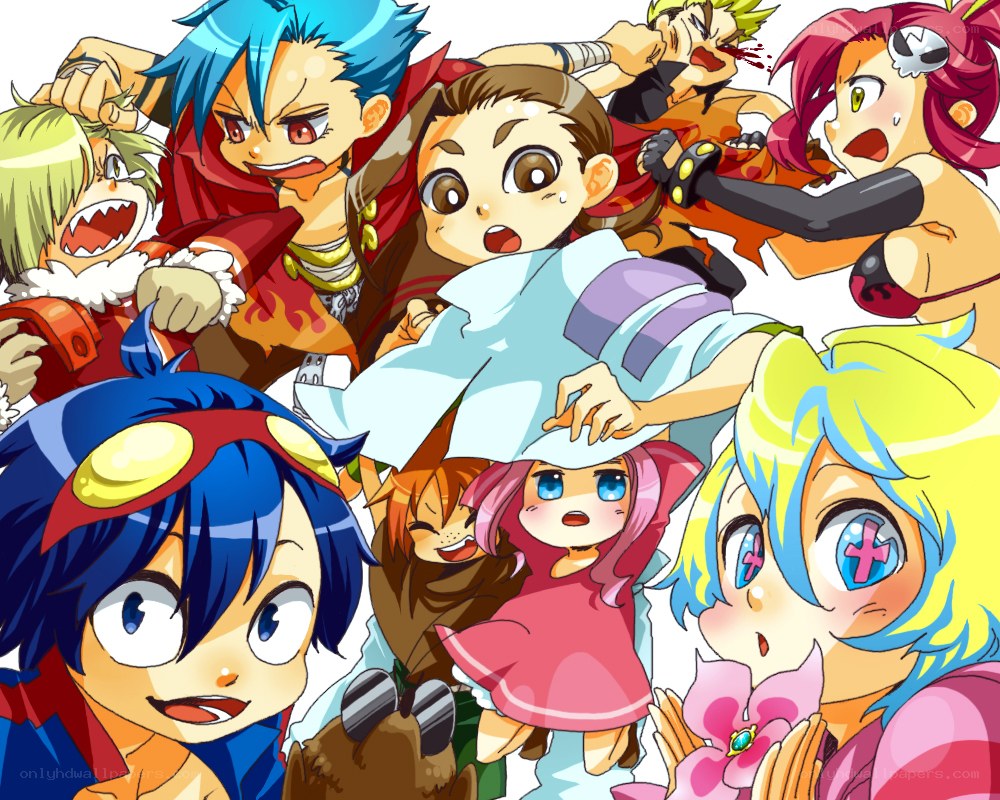 anime characters in chaos