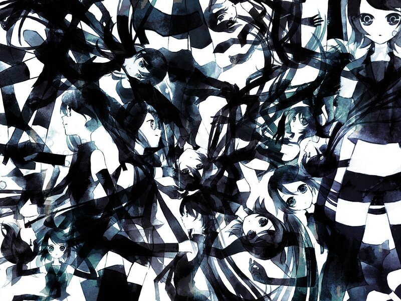 Anime Characters in Chaos — Black, Chaotic, Manga