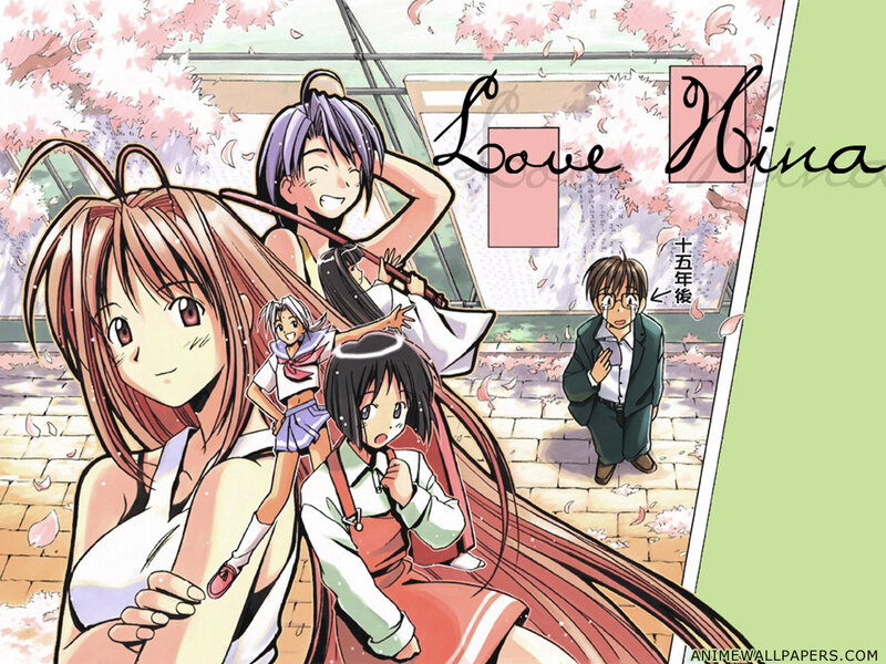 Anime Characters in Cherry Blossoms — Pink, Peaceful