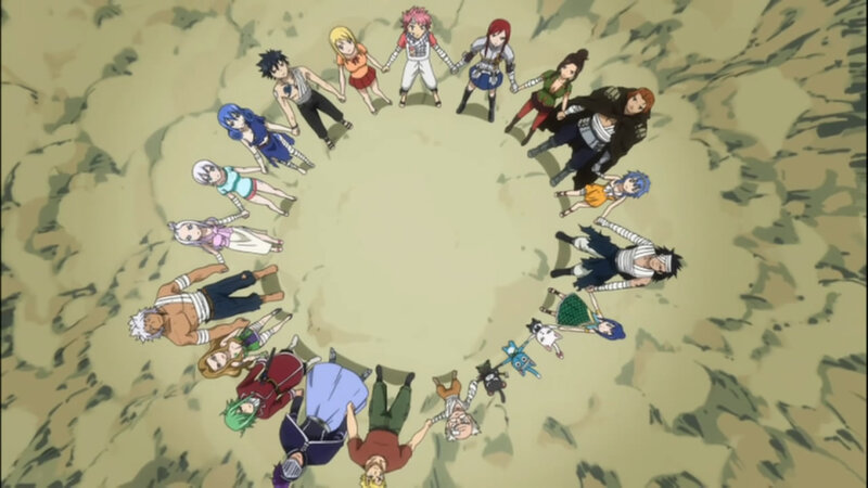 Anime Characters in Circle — Brown