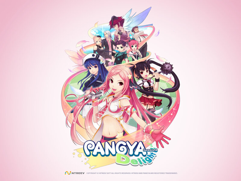 Anime Characters in Circle — Pink