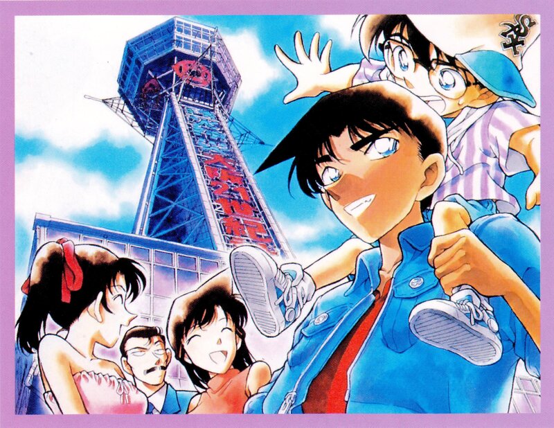 Anime Characters in City — Blue, Energetic