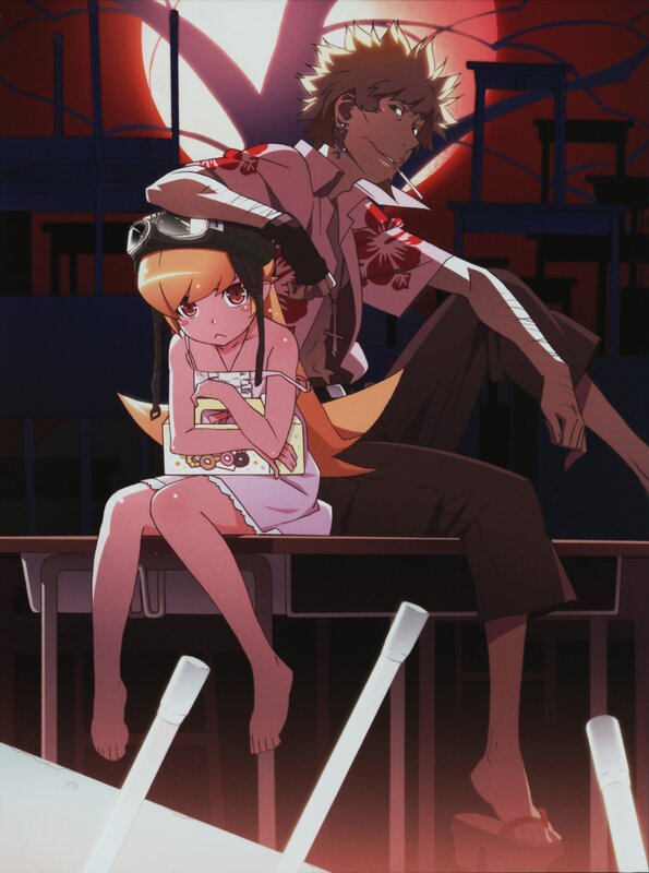 Anime characters in classroom