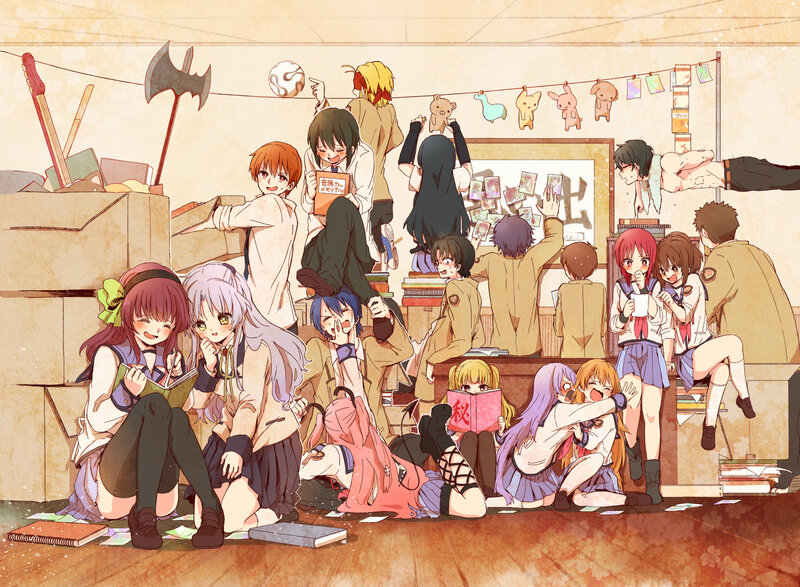 Anime Characters in Classroom — Brown