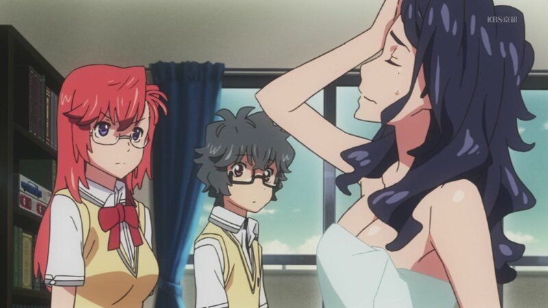 Anime Characters in Classroom — Red, Dramatic