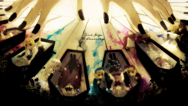 Anime Characters in Coffins — Yellow