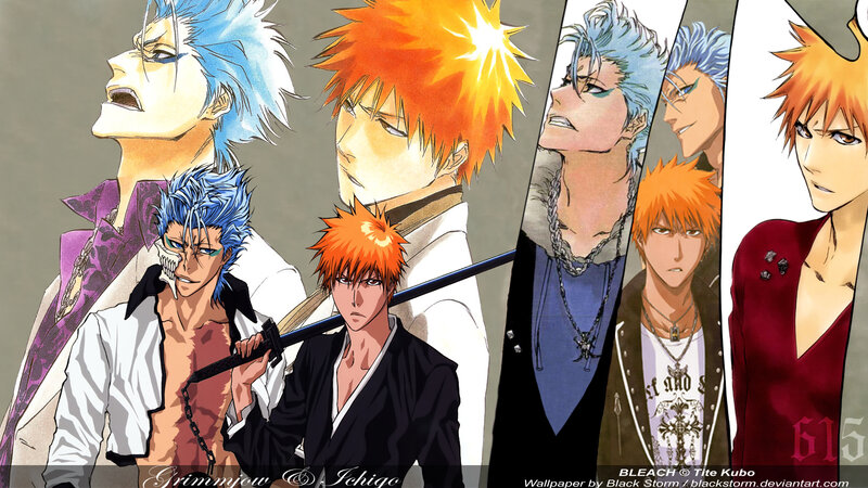 Anime Characters in Collage — Orange