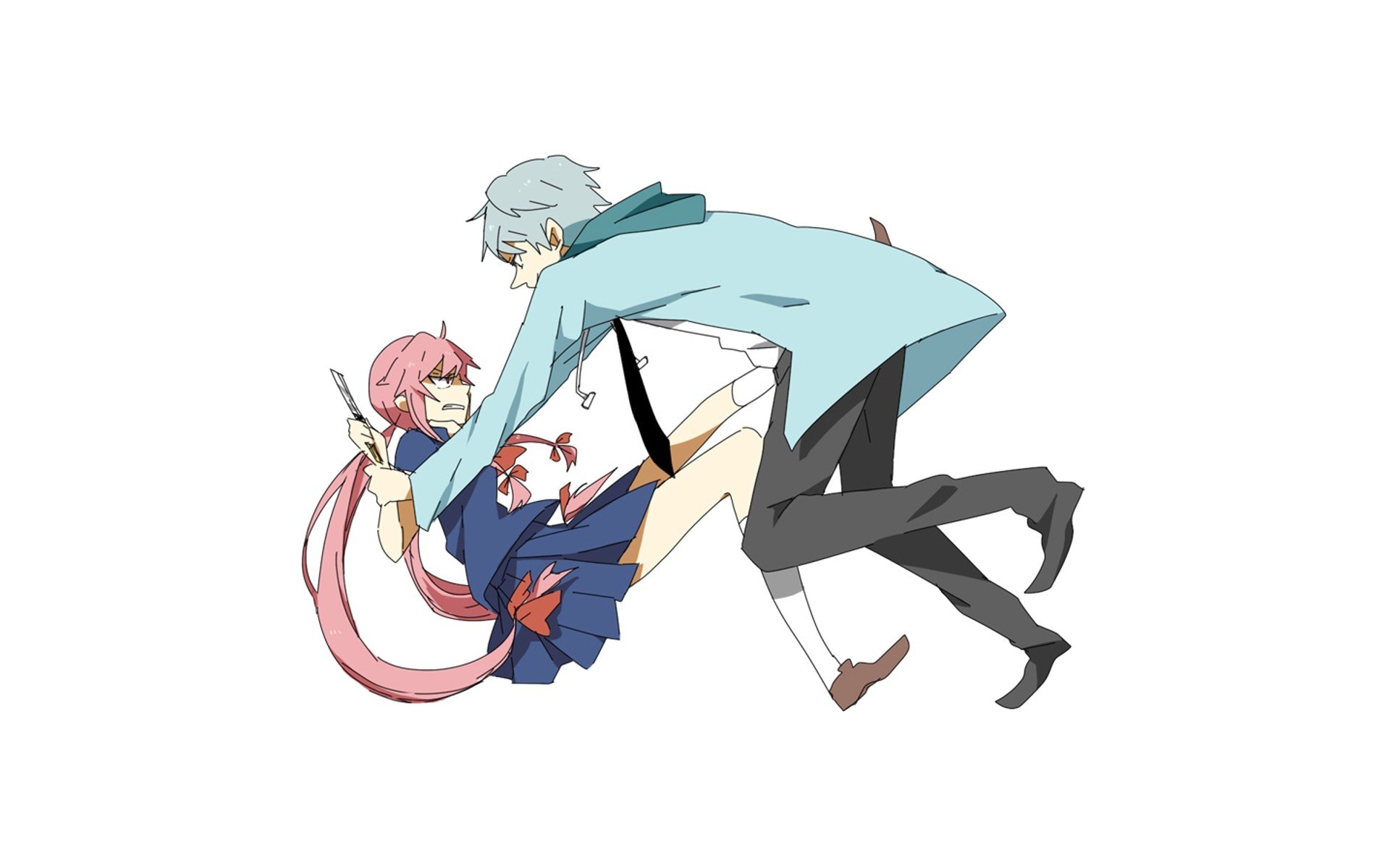 Anime characters in combat