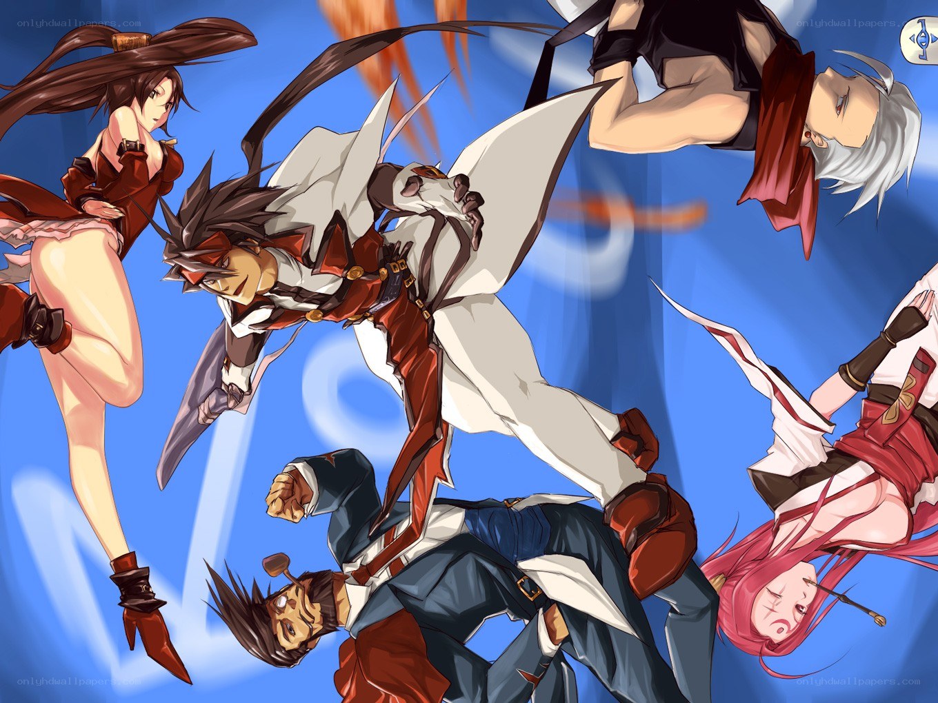 anime characters in combat