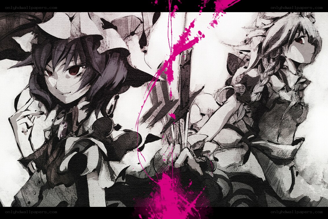 Anime characters in combat