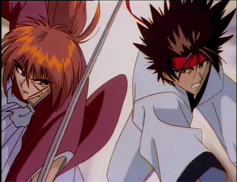 Anime characters in combat