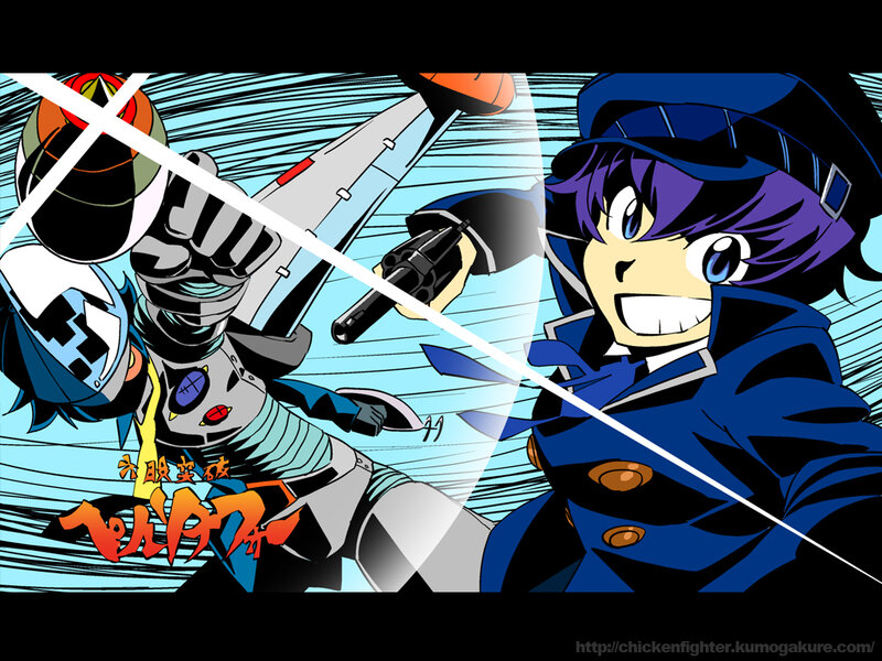Anime characters in combat