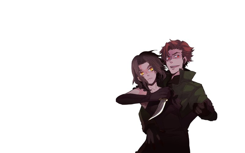 Anime characters in combat