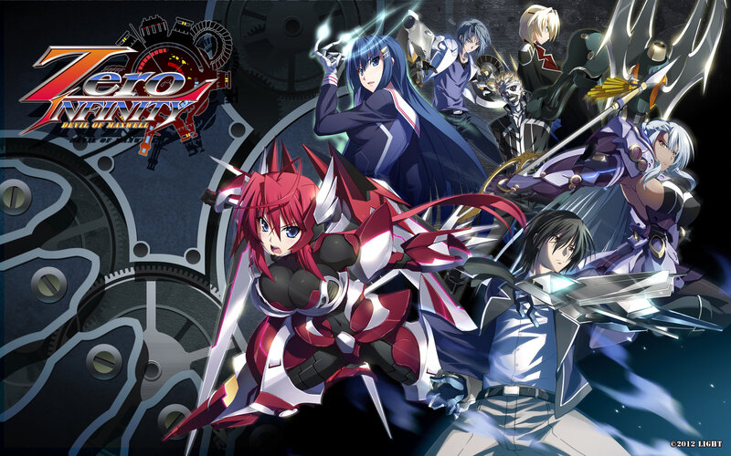 Anime Characters in Combat — Black, Dramatic, Mechs