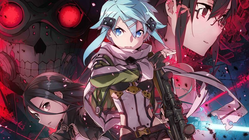 Anime Characters in Combat — Blue, Dramatic, Digital Art