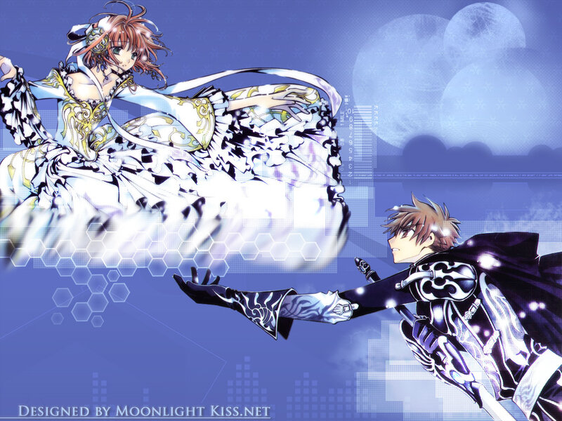Anime Characters in Combat — Blue, Dramatic