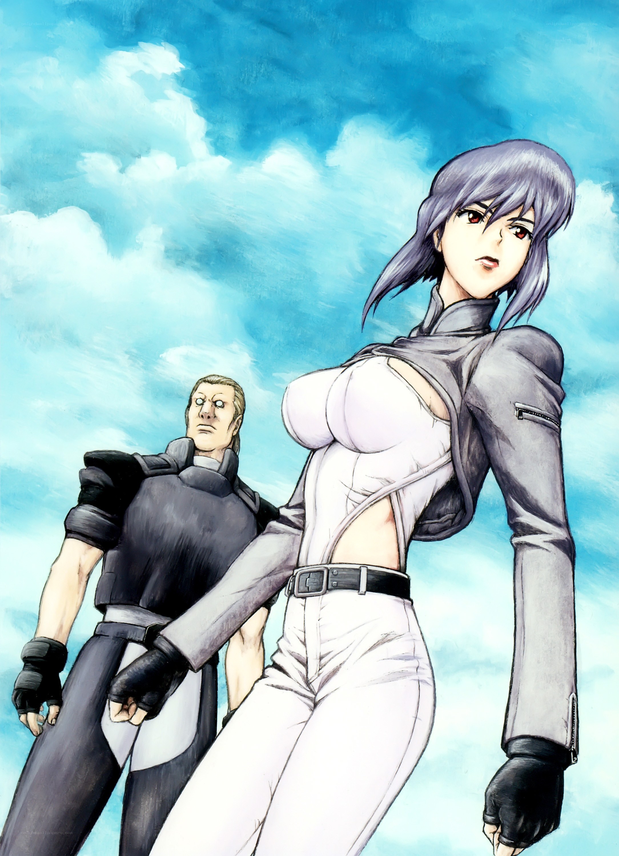 anime characters in combat gear